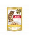 1 sachet frâicheur chat poulet avec foie de poulet en sauce Les Filous