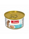 une boîte pour chat thon avec crevettes en gelée Les Filous prenium