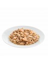 boîte pour chat thon avec crevettes en gelée les filous prenium dans une assiette