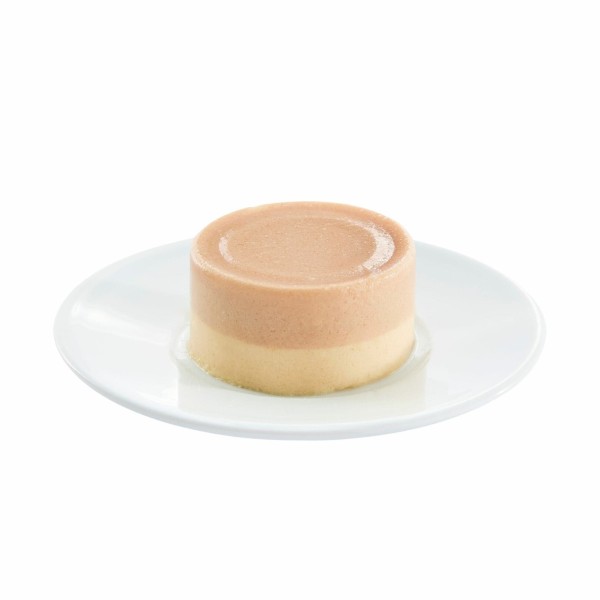 une boite pour chat duo poulet avec thon en mousse les filous prenium dans une assiette