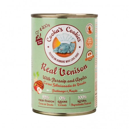 boîte de pâtée pour chien au gibier Cooka's Cookies