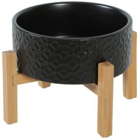 Gamelle pour chien en grès noire Keramo Zolux