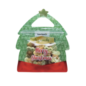 sachet de friandises de noël pour chien cookies wraps Beeztees