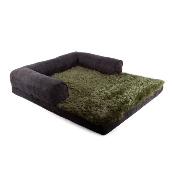 sofa pour chien kaki collection toudoudou MARTIN SELLIER