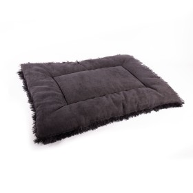 tapis pour chien noir plat collection toudoudou MARTIN SELLIER côté tissu