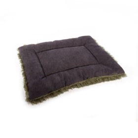 tapis pour chien kaki plat collection toudoudou MARTIN SELLIER côté tissu