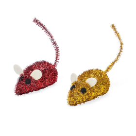 jouet de noel pour chat lot de 2 souris beeztees