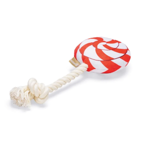 peluche de Noël pour chien avec corde Lolly Pop Beeztees