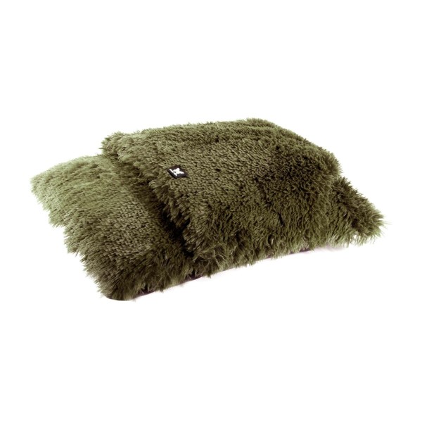 Coussin pour chien kaki rectangulaire couverture collection toudoudou martin sellier