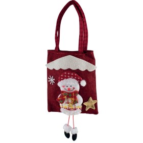 sac de noel pour chien doogy modèle bonhomme de neige