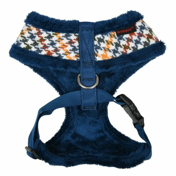 Harnais pour chien bleu KENT Puppia de dos