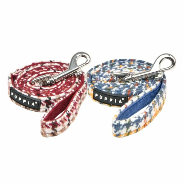 Laisse pour chien KENT Puppia disponible en rouge ou bleue