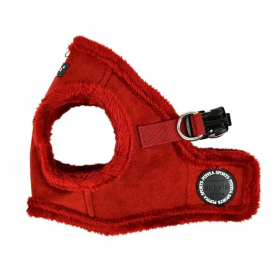 Harnais Veste pour chien rouge TERRY  Puppia de profil