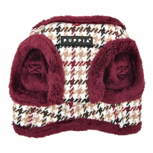 Harnais Veste pour chien rouge KENT Puppia de face