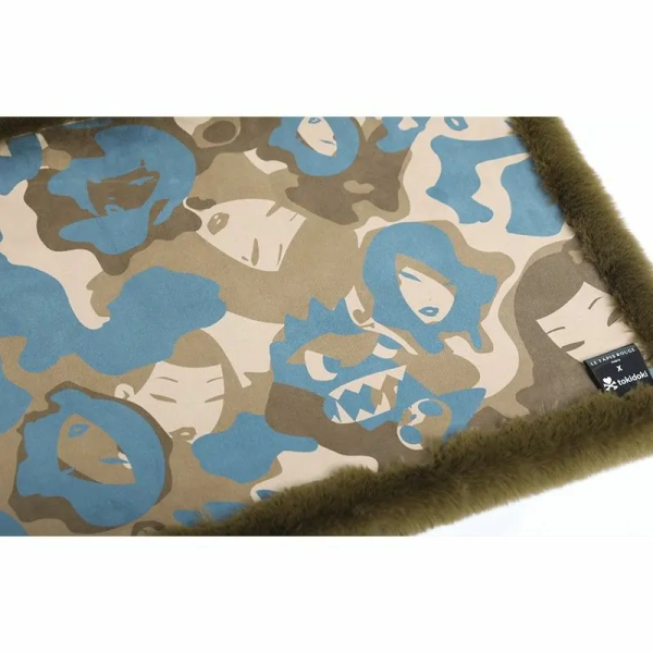 motif japonais du tapis pour chien Camo Vibe LE TAPIS ROUGE PARIS