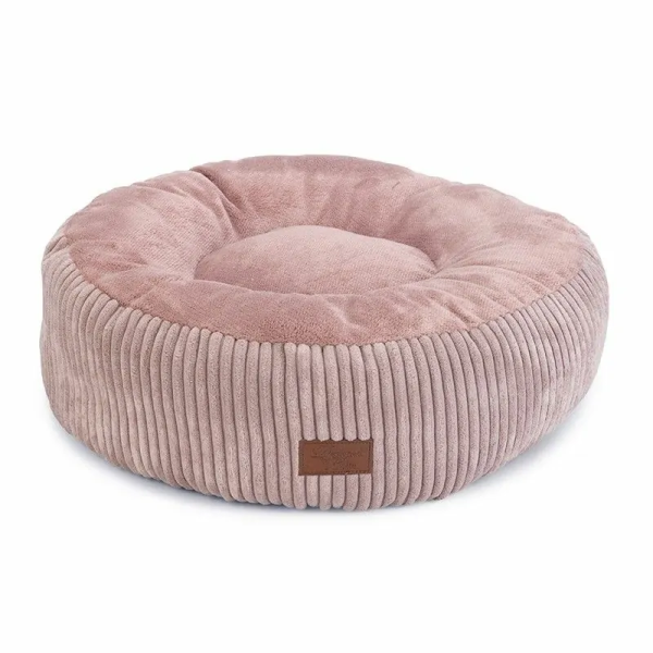 coussin pour chien rose velours côtelé designed by lotte