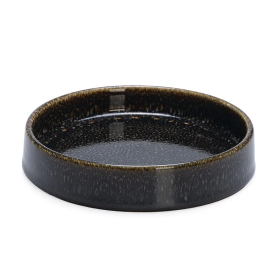 gamelle pour chat noire en céramique jace designed by lotte