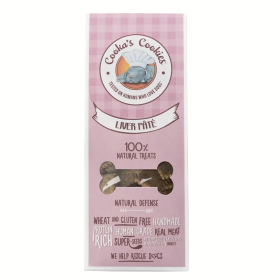 friandises pour chien paté de foie forme carrée cooka's cookies dans emballage