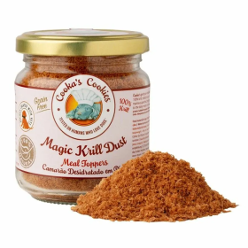 pot de booster de repas pour chien poudre de krill cooka's cookies