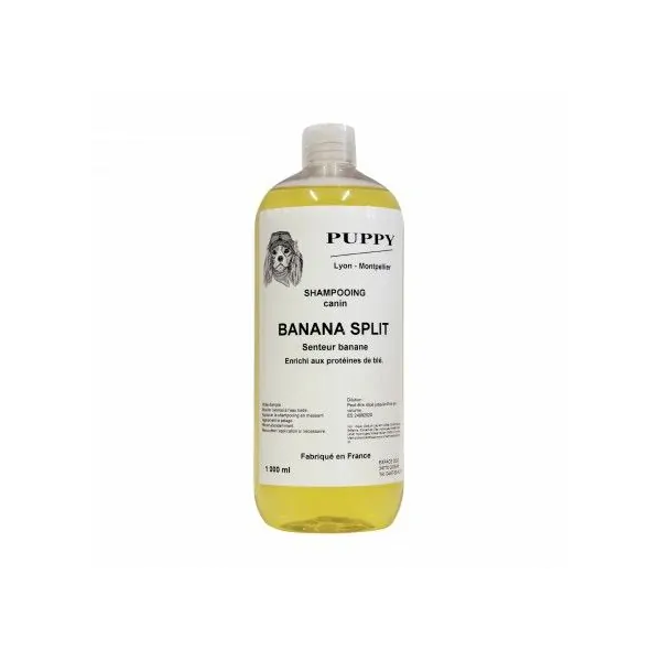 shampooing pour chien Banana Split PUPPY 1L