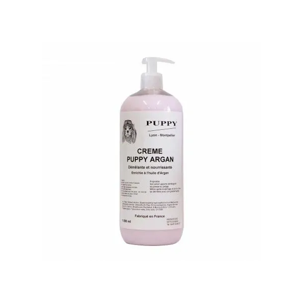 crème démêlante pour chien argan Puppy 1L