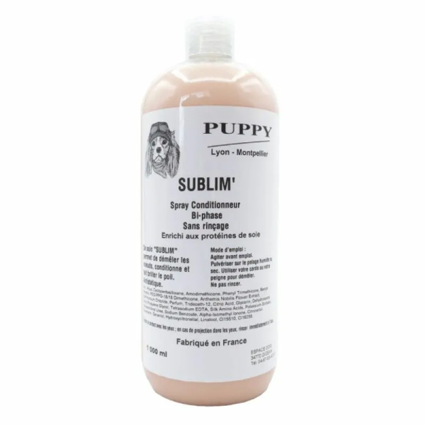 spray conditionneur pour chien sublim' PUPPY 1L
