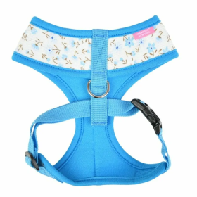 Harnais pour chien lobelia bleu Pinkaholic de dos