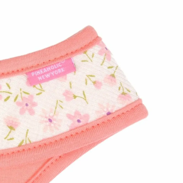 details du harnais pour chien rose lobelia pinkaholic