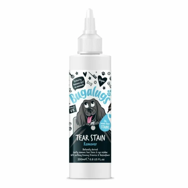 soin des yeux pour chien tear stain remover bugalugs