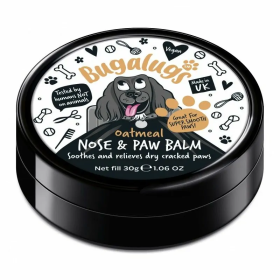 baume coussinet et truffe pour chien oatmeal bugalugs pot fermé