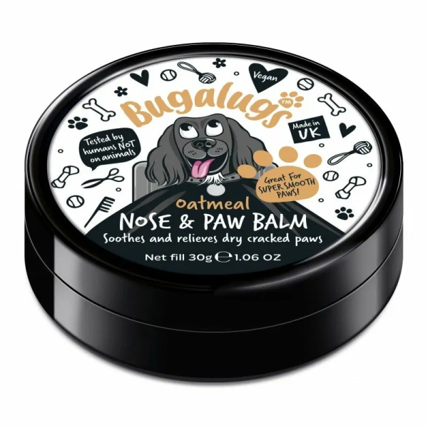 baume coussinet et truffe pour chien oatmeal bugalugs pot fermé
