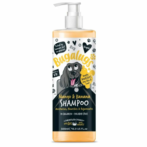 shampooing pour chien mango et banana Bugalugs 500 ml