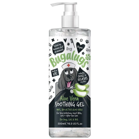 gel apaisant pour chien aloe vera bugalugs 500 ml