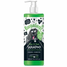 shampooing pour chien apaisant aloe et kiwi Bugalugs 500 ml