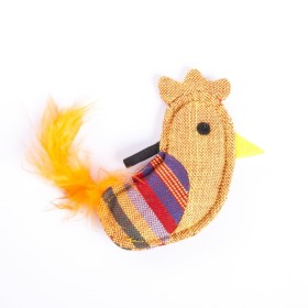 jouet pour chien coq jaune martin sellier