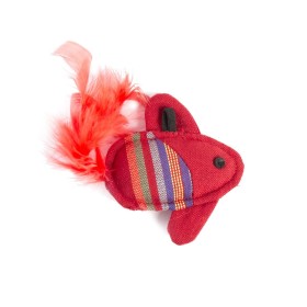 jouet pour chat poisson volant rouge martin sellier