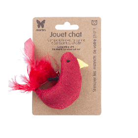 jouet chat poule rouge martin sellier avec emballage