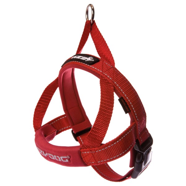 Harnais chien rouge quickfit ezydog