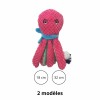 peluche pour chien recyclée poulpe disponible en 2 tailles