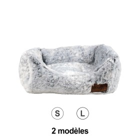 sofa pour chien white panther Doogy disponible en 2 tailles