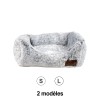 sofa pour chien white panther Doogy disponible en 2 tailles
