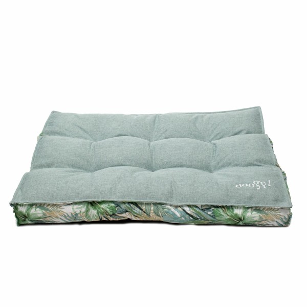 matelas chien vert tropical doogy