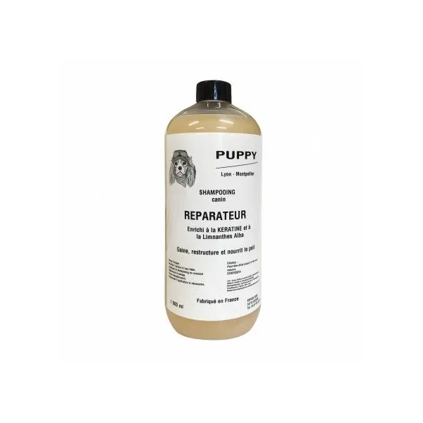shampooing pour chien réparateur à la kératine Puppy 1 litre
