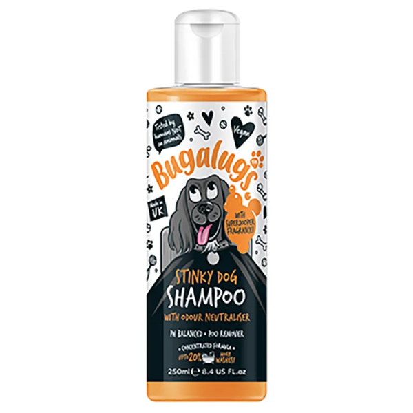 shampooing pour chien neutralisant d'odeur Stinky Dog Bugalugs 250 ml