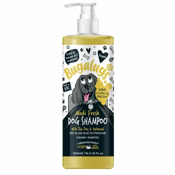 shampooing pour chien anti-démangeaisons Medi Fresh Bugalugs 500 ml