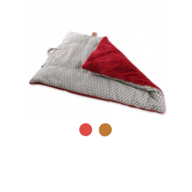 plaid pour chien et chat collection avenue montaigne Martin Sellier disponible en rouge ou marron