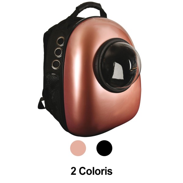 sac à dos pour chien et chat cosmonaute doogy disponible en rose ou noir