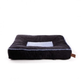 coussin pour chien et chat bleu bord epais doudouzen martin sellier