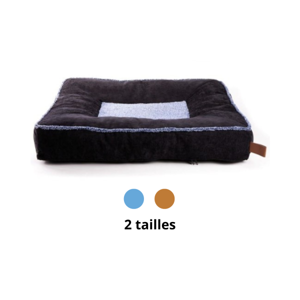 Coussin pour chien et chat bord épais doudouzen martin sellier 2 couleur et 2 tailles