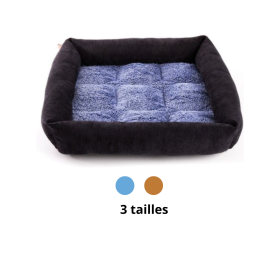 corbeille pour chien et chat damier doudouzen martin sellier 2 couleurs et 3 tailles